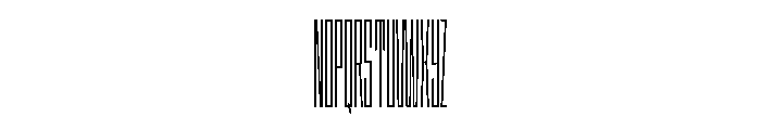 StatenSans XXXCompressedLight Instance Font UPPERCASE
