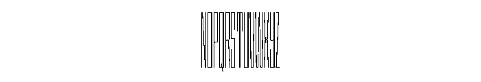 StatenSans XXXCompressedThin Instance Font UPPERCASE