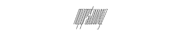 StatenSans XXXCompressedThinOblique Instance Font LOWERCASE