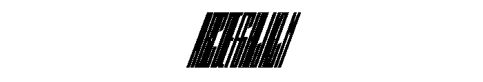 StatenSans XXXCompressedUltraOblique Instance Font UPPERCASE