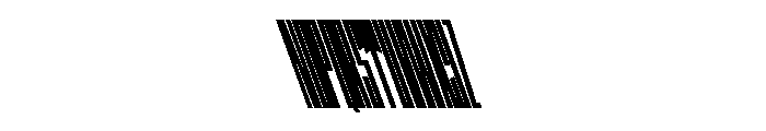 StatenSans XXXCompressedUltraReverse Instance Font UPPERCASE
