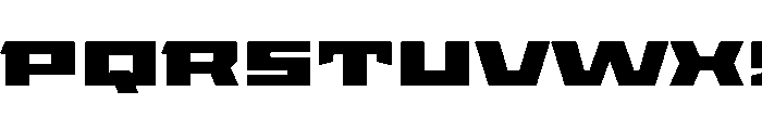 StatenSans XXXExpandedBlack Instance Font UPPERCASE