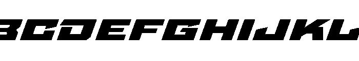 StatenSans XXXExpandedBlackOblique Instance Font UPPERCASE