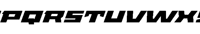 StatenSans XXXExpandedBlackOblique Instance Font UPPERCASE