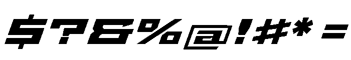 StatenSans XXXExpandedBoldOblique Instance Font OTHER CHARS