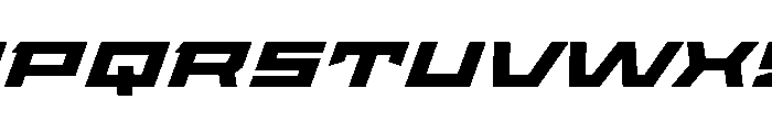 StatenSans XXXExpandedBoldOblique Instance Font UPPERCASE