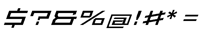 StatenSans XXXExpandedBookOblique Instance Font OTHER CHARS