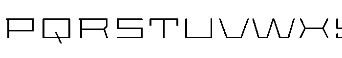 StatenSans XXXExpandedExtraLight Instance Font UPPERCASE