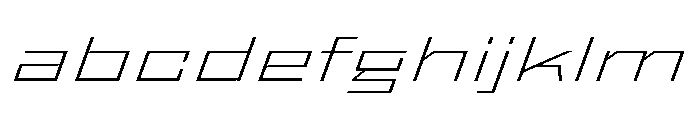 StatenSans XXXExpandedExtraLightOblique Instance FONT