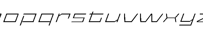 StatenSans XXXExpandedExtraLightOblique Instance Font LOWERCASE