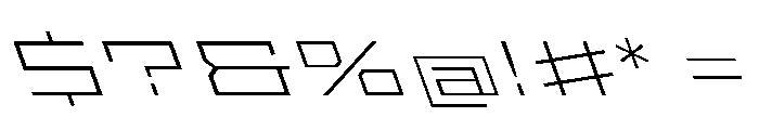 StatenSans XXXExpandedExtraLightReverse Instance Font OTHER CHARS