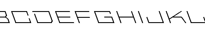 StatenSans XXXExpandedExtraLightReverse Instance Font UPPERCASE