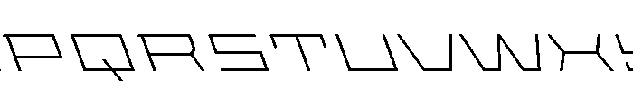 StatenSans XXXExpandedExtraLightReverse Instance Font UPPERCASE