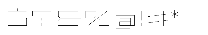 StatenSans XXXExpandedHairline Instance Font OTHER CHARS