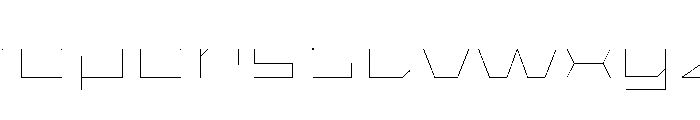 StatenSans XXXExpandedHairline Instance Font LOWERCASE