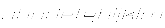 StatenSans XXXExpandedHairlineOblique Instance FONT