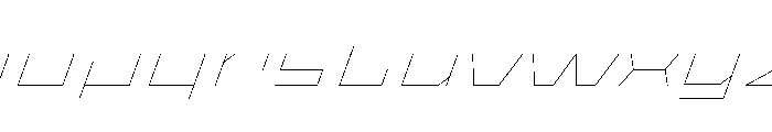 StatenSans XXXExpandedHairlineOblique Instance Font LOWERCASE