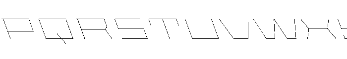 StatenSans XXXExpandedHairlineReverse Instance Font UPPERCASE