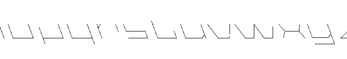 StatenSans XXXExpandedHairlineReverse Instance Font LOWERCASE