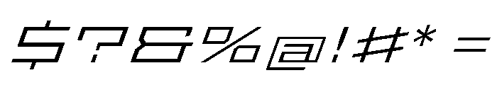 StatenSans XXXExpandedLightOblique Instance Font OTHER CHARS