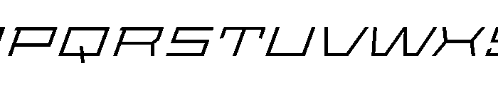 StatenSans XXXExpandedLightOblique Instance Font UPPERCASE