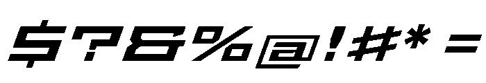 StatenSans XXXExpandedSemiboldOblique Instance Font OTHER CHARS