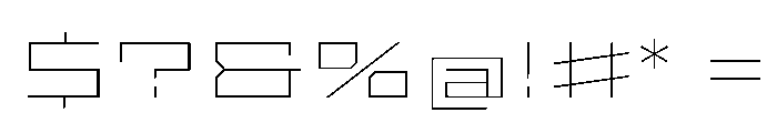 StatenSans XXXExpandedThin Instance Font OTHER CHARS