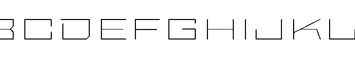 StatenSans XXXExpandedThin Instance Font UPPERCASE