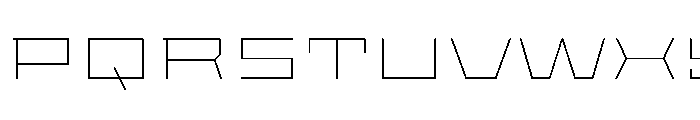 StatenSans XXXExpandedThin Instance Font UPPERCASE
