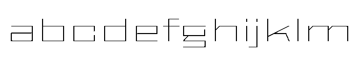 StatenSans XXXExpandedThin Instance FONT