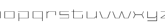 StatenSans XXXExpandedThin Instance Font LOWERCASE