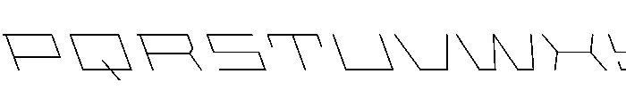 StatenSans XXXExpandedThinReverse Instance Font UPPERCASE