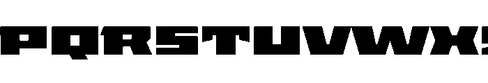 StatenSans XXXExpandedUltra Instance Font UPPERCASE