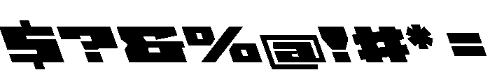 StatenSans XXXExpandedUltraReverse Instance Font OTHER CHARS