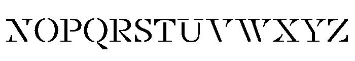 Stellage Constructed Font UPPERCASE