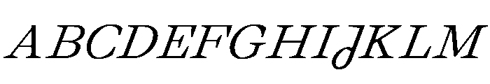 Stellage Italic Font UPPERCASE
