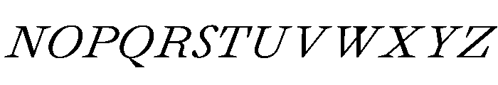 Stellage Italic Font UPPERCASE