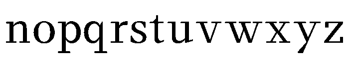 Stellage Regular Font LOWERCASE