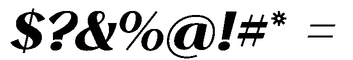 Stornoway BoldItalic Instance 1bea1a0e Font OTHER CHARS