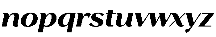 Stornoway BoldItalic Instance 1bea1a0e Font LOWERCASE