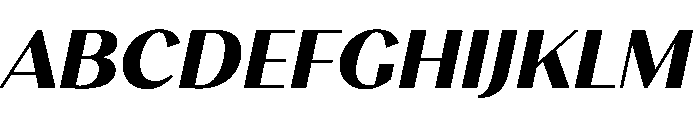 Stornoway BoldItalic Font UPPERCASE