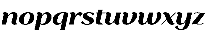 Stornoway BoldItalic Font LOWERCASE