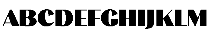 Stornoway Chonky Font UPPERCASE