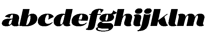 Stornoway ChonkyItalic Instance FONT