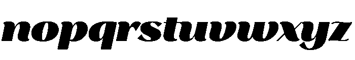 Stornoway ChonkyItalic Font LOWERCASE