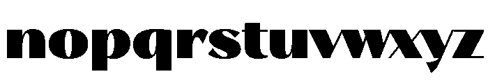 Stornoway Chonky Font LOWERCASE