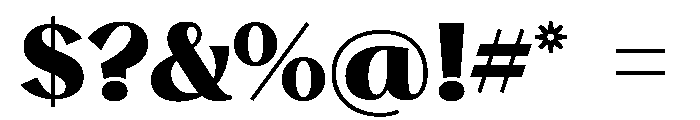 Stornoway ExBold Instance Font OTHER CHARS