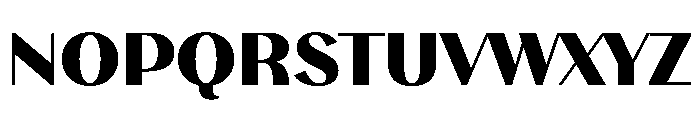 Stornoway ExBold Font UPPERCASE