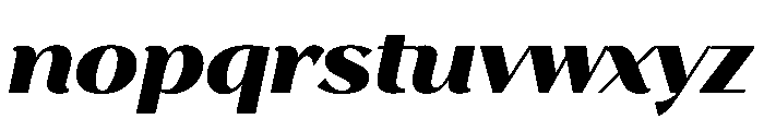 Stornoway ExBoldItalic Instance 41a91c5f Font LOWERCASE
