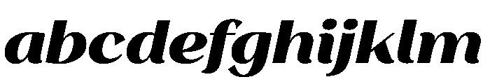 Stornoway ExBoldItalic FONT